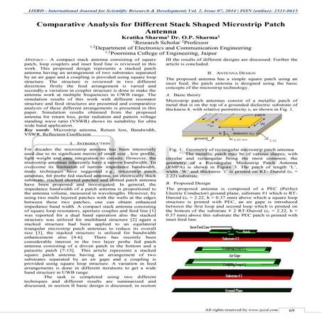 Comparative Analysis for Different Stack Shaped Microstrip Patch Antenna