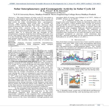 Solar Interplanetary and Geomagnetic Activity in Solar Cycle 23