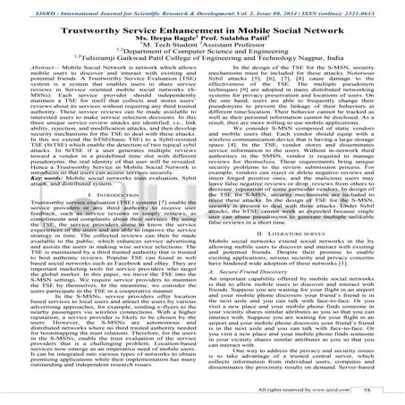 Trustworthy Service Enhancement in Mobile Social Network