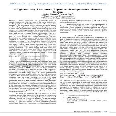 A High Accuracy, Low Power, Reproducible Temperature Telemetry System