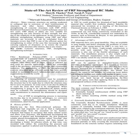 STRENGTHENING OF RC BEAMS USING FRP SHEET | PDF