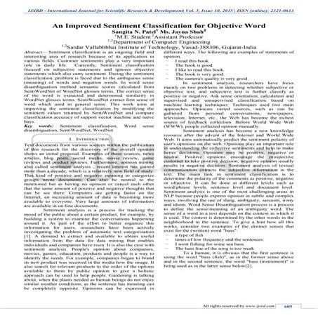 Enhanced sentiment analysis based on improved word embeddings and ...
