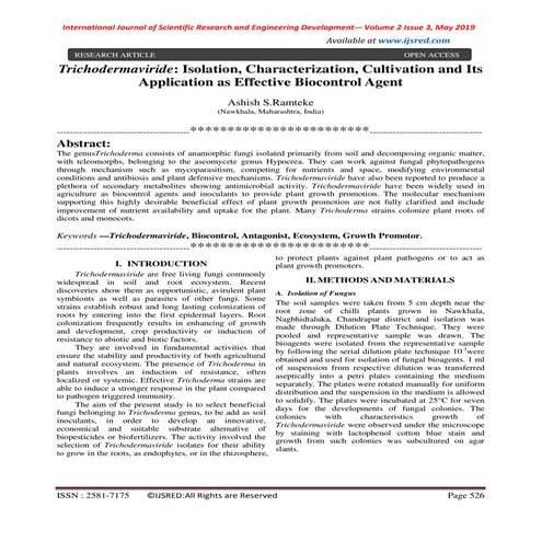 Trichoderma | PPTX