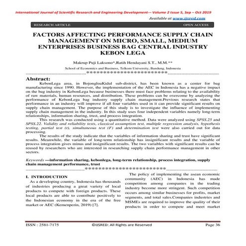 A Study on Inventory Management | PDF