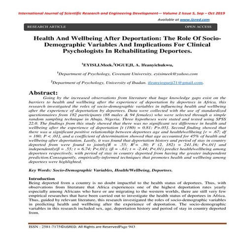 Factors Affecting Awareness of Mental Health among Adults of Selected ...