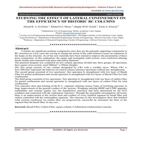 Studying the Effect of Lateral Confinement on the Efficiency of ...