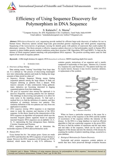 Efficiency of Using Sequence Discovery for Polymorphism in DNA Sequence