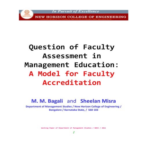 MM Bagali ......Training and FDP/ MDP...... Faculty Teachers Training.....