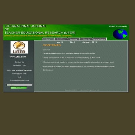 EFFECTIVENESS OF BAR MODEL IN ENHANCING THE LEARNING OF MATHEMATICS AT PRIMAR...