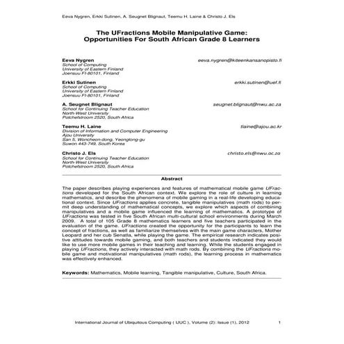 Gamification for Elementary Mathematics Learning in Indonesia | PDF