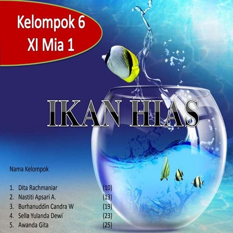 MACAM-MACAM IKAN HIAS AIR TAWAR dan AIR LAUT