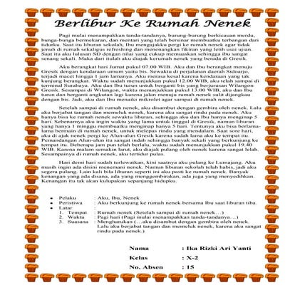 Cerpen Pengalaman Pribadi