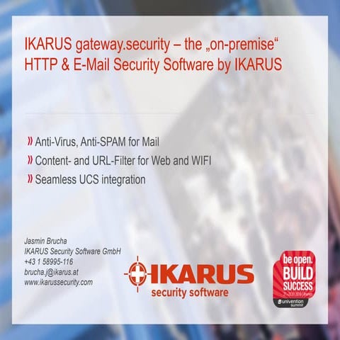 IKARUS mobile security, Software