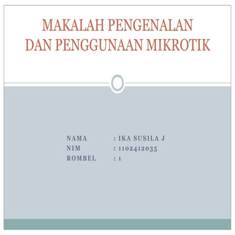 ppt mikrotik