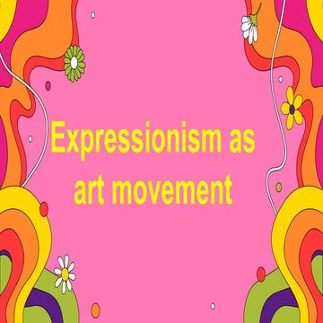Expressionism as art movement