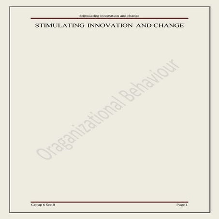 Ikea - A case study in stimulating innovation and change