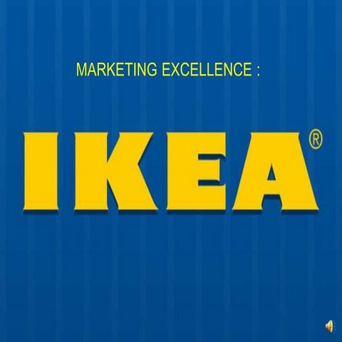 A Marketing Excellence - IKEA