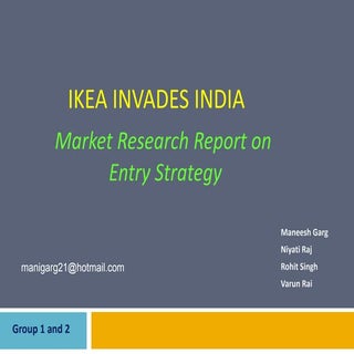 Ikea Invades India - Market Researc...
