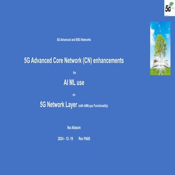 Ike Alisson 5G Adv CN enhncmnts with AIMLsys Rel 18 Rel 19 Rev PA06 Nov Dec 2...