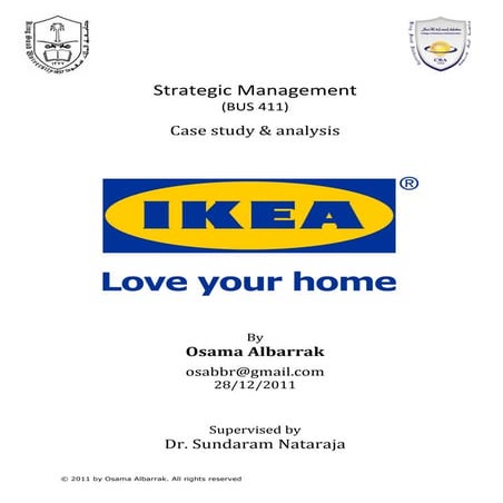 IKEA Strategic case study & analysis