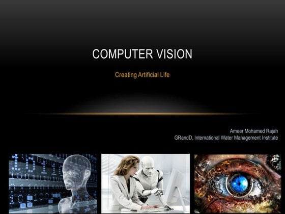 Computer vision ppt | PPT
