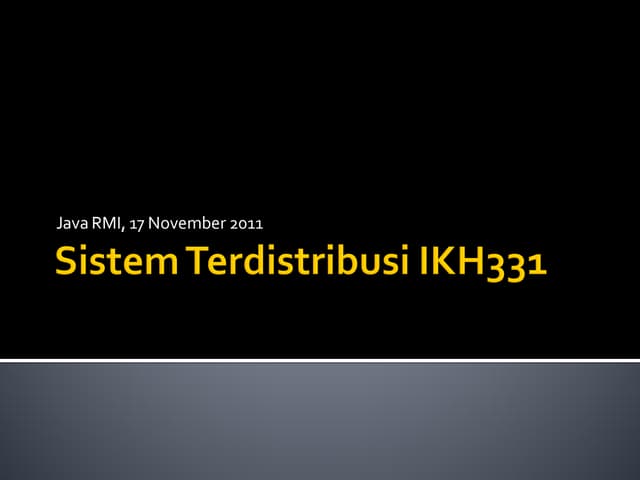 IKH331-07-java-rmi