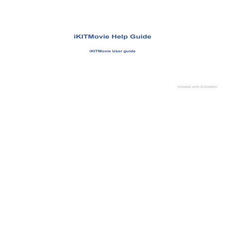 Ikitmovie Animation Software Tutorial