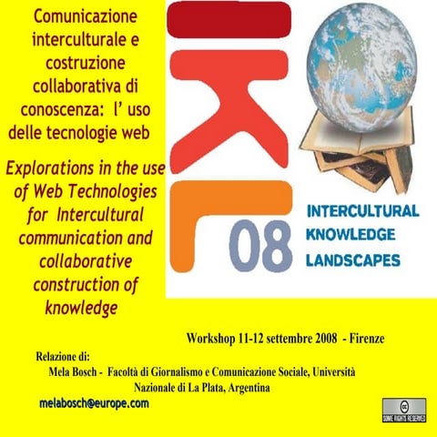 Comunicazione interculturale e costruzione collaborativa di conoscenza:  l’ u...