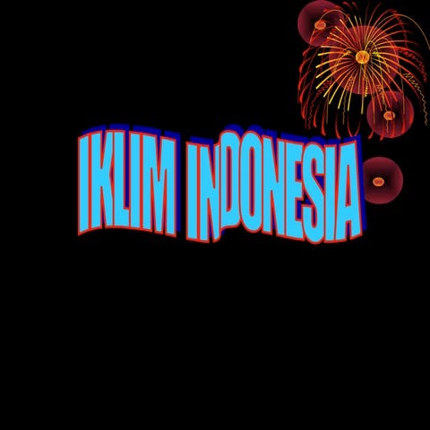 Agroklimatologi Iklim indonesia