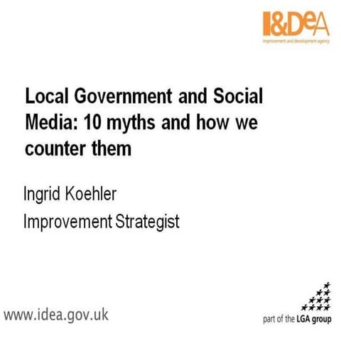 10 social media myths in local government