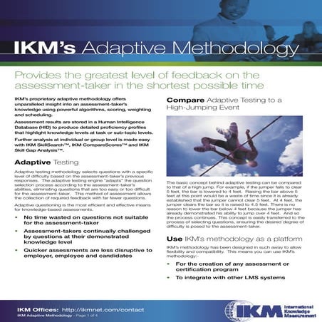 IKM Adaptive Methodology | PDF