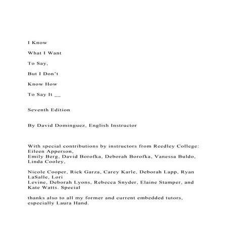 I Know  What I Want  To Say, But I Don’t Know .docx