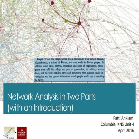 Introduction to Social Network Analysis