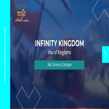 Infinity Kingdom By Sawa Group Game Publisher in MENA