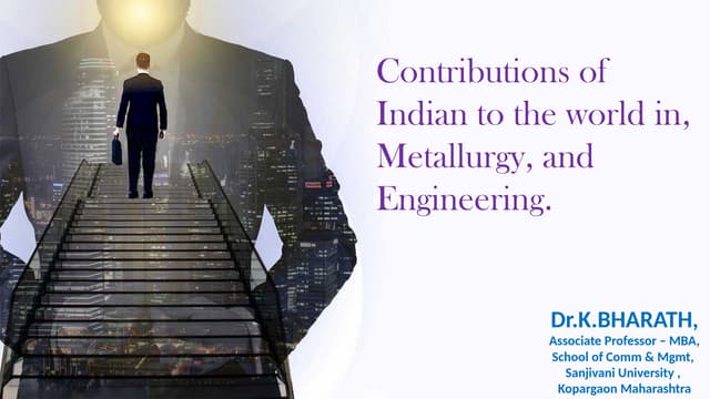 Ancient India S Metallurgical Knowledge 1 Pptx