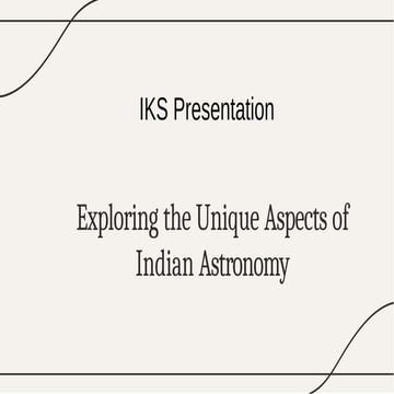 Exploring the unique aspects of indian astronomy Presentation.pptx