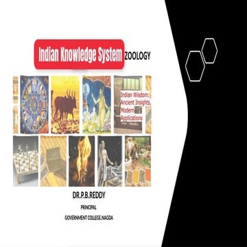 IKS WORKSHOP UJJAIN, Importance of Zoology in Ancient India