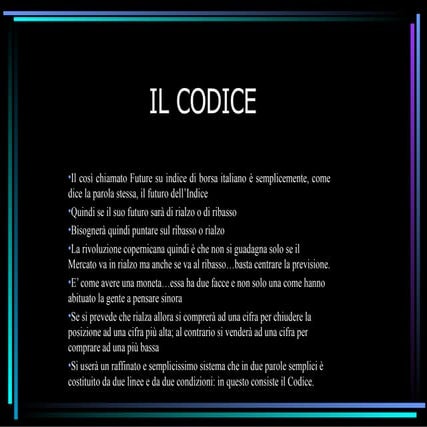 Il Codice | PPT