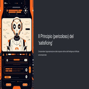Il principio pericoloso del satisficing nei chatbot di IA