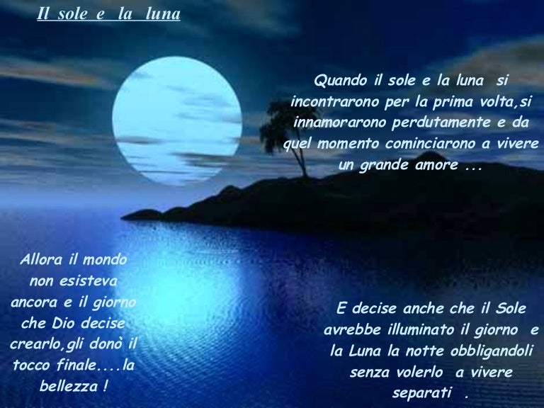 Il Sole E La Luna