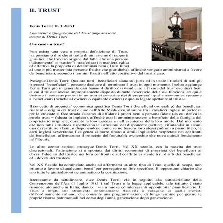 Il trust