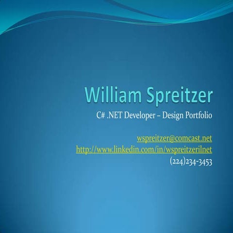 Il 09 T3 William Spreitzer