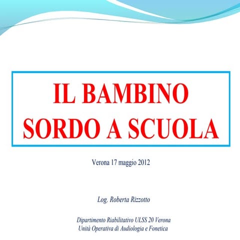 Il bamb sordo a_scuola