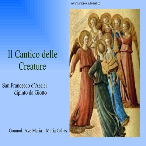 Il Cantico Delle Creature | PPS | Christianity | Religion & Spirituality
