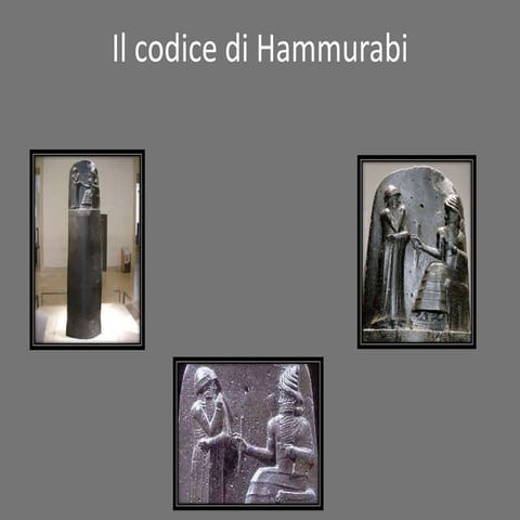 Differenza Tra Il Codice Di Hammurabi E La Costituzione Italiana Il codice di hammurabi 2 | PPT