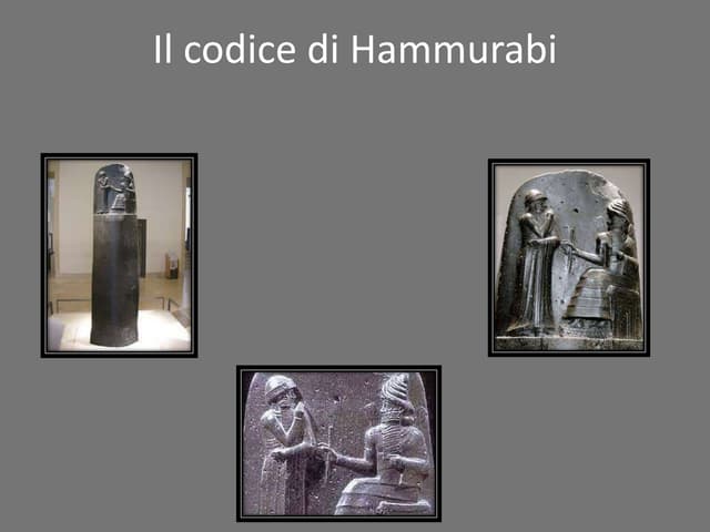 Differenza Tra Il Codice Di Hammurabi E La Costituzione Italiana Il codice di hammurabi 2 | PPT