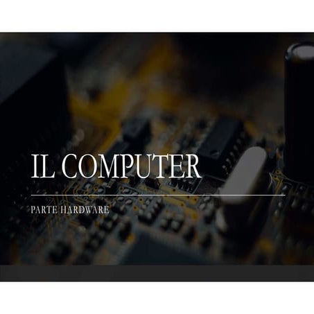 il computer tutto ciò da sapere sul nostro PC