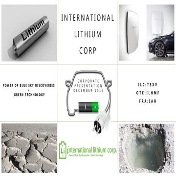 International Lithium Presentation December 2016