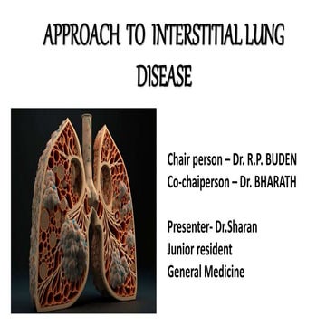 Interstitial lung disease (ILD) ppt slideshare | PPTX