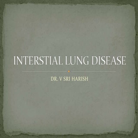 Interstial lung diseases